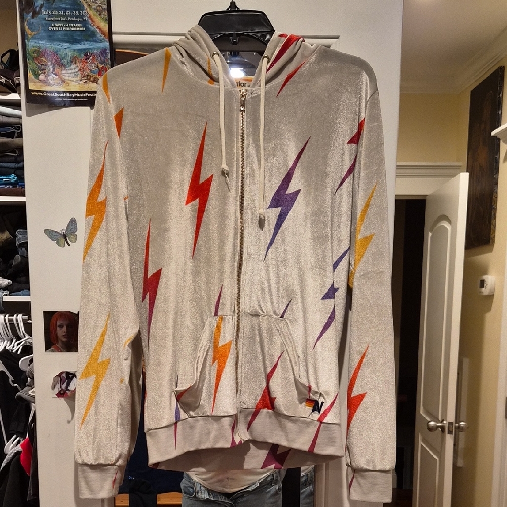 Colorful Lightning Bolt Hoodie